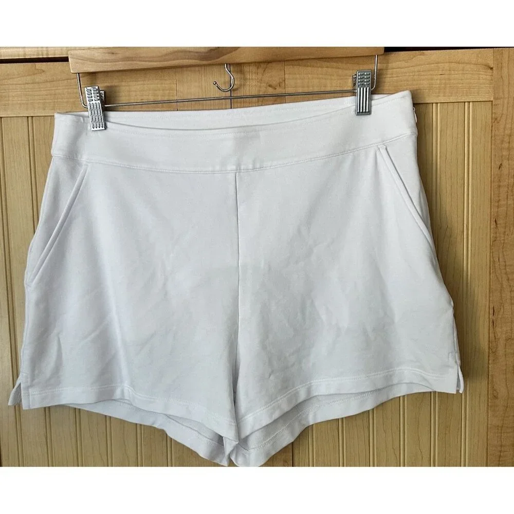 Travis Mathew White High Waist Women’s Shorts